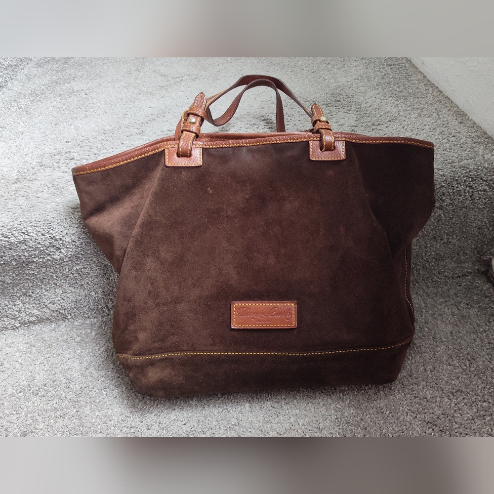 Dooney & Bourke suede tote bag